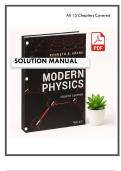Solution Manual for Modern Physics, 4th Edition by Krane