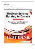 Surgical Nursing in Canada 4th Edition By Sharon L&period; Lewis&comma; 9780323848435&comma; Chapter 1-72 All Chapters with Answers and Rationals