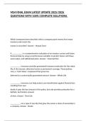 MS4 FINAL EXAM LATEST UPDATE 2025&sol;2026 QUESTIONS WITH 100&percnt; COMPLETE SOLUTIONS&period;
