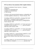NFI Core Review Class Questions With Complete Solutions