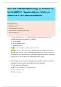 Nr341 NEW Test Bank For Pharmacology  Cje Benchmark The Best For 2026&sol;2027 &sol; Questions Elaborate 100&percnt; Correct Answers And In Depth Rationale&sol; Brand New All topics fully covered &sol; Latest Update 100&percnt; verified