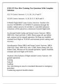 UND CFI New Hire Training Test Questions With Complete Solutions