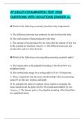 ATI HEALTH EXAMINATION TEST 2026 QUESTIONS WITH SOLUTIONS GRADED A&plus;