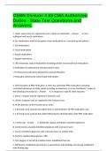 OSBN Division &num; 63 CMA Authorized Duties - State Test Questions and Answers&period;