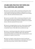 ATI MED SURG PRACTICE TEST PAPER 2026 FULL QUESTIONS AND ANSWERS