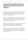 ATI MED SURG PROCTORED ACTUAL EXAM PAPER 2026 QUESTIONS WITH SOLUTIONS GRADED A&plus;