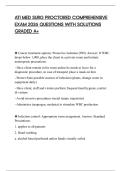 ATI MED SURG PROCTORED COMPREHENSIVE EXAM 2026 QUESTIONS WITH SOLUTIONS GRADED A&plus;