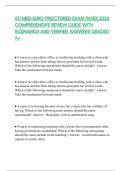 ATI MED-SURG PROCTORED EXAM PAPER 2026 COMPREHENSIVE REVIEW GUIDE WITH SCENARIOS AND VERIFIED ANSWERS GRADED A&plus;