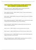 NURS 753 FINAL EXAM STUDY GUIDE QUESTIONS WITH CORRECT ANSWERS &vert; RATED A&plus;