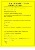 BOC ORTHOTIC FITTER COURSE QUESTIONS AND ANSWERS 2026