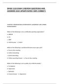 DMSO 1210 EXAM 3 REVIEW &lpar;Chapters 4&comma; 5&comma; 13&comma; and 14&rpar;  QUESTIONS AND  ANSWERS 2025 UPDATE RATED 100&percnt; CORRECT&period;