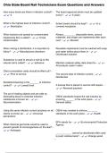 Ohio State Board Nail Technicians Exam Questions and Answers