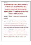 UTA Microbiology Exam 2 2025&colon; Actual Test Bank & Practice Questions