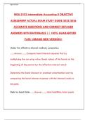 WGU D103 Intermediate Accounting II OA&colon; Actual Exam & Study Guide 2025