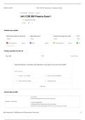 JMU COB 300 Finance Exam 1  Questions and Answers