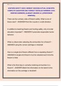 HUNTERS SAFETY QUIZ 2 NEWEST 2025&sol;2026 ACTUAL EXAM WITH  COMPLETE QUESTIONS AND CORRECT DETAILED ANSWERS &lpar;100&percnt;  VERIFIED ANSWERS&rpar; &vert;ALREADY GRADED A&plus;&vert; &vert;&vert;PROFESSOR  VERIFIED&vert;&vert;