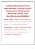 WGU D677 Elementary Literacy Methods OA&colon; Actual Exam & Study Guide 2025