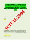 NRNP 6675 MIDTERM BUNDLE EXAM 2026 WITH QUESTIONS AND WELL ELABORATED ANSWERS &lpar;100&percnt; VERIFIED ANSWERS&rpar; &vert; NRNP 6675 MIDTERM 2 VERSIONS 2026&vert;GUARANTEED &lbrack;PASS&vert;&lbrace;BRAND NEW&rcub;