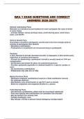 QKA 1 EXAM QUESTIONS AND CORRECT ANSWERS 2026-2027&excl;&excl;