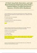 ATI Med- Surg Fluid&comma; Electrolyte&comma; and Acid Base Proctored Actual Exam &lpar;2025&sol;2026&rpar; &mdash;  Updated Edition &lpar;Verified Questions &  Answers &vert; NCLEX&reg;-RN&reg; Readiness&rpar; 
