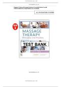 Massage Therapy&colon; Principles and Practice &ndash; Salvo&comma; 7th Edition &ndash; Complete Test Bank with Answers