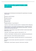 SOA EXAM IFM QUESTIONS AND ANSWERS &vert; GRADED A