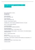SOA EXAM P QUESTIONS AND ANSWERS