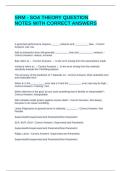 SRM - SOA THEORY QUESTION NOTES WITH CORRECT ANSWERS