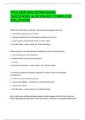 VITA CERTIFICATION EXAM QUESTIONS & DETAILED COMPLETE SOLUTIONS