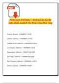 American Airlines Training &vert; City Code Test 2025 &lpar;50 Questions&rpar; &vert; Airport Codes&comma; IATA&comma; U&period;S&period; & Intl&period; Locations &ndash;