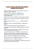 UCI BIO 93 FINAL QUESTIONS AND CORRECT ANSWERS 2026 UPDATE&excl;&excl;
