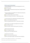 NUR 265 NCLEX Neurology Practice Questions And Answers With Complete Solution