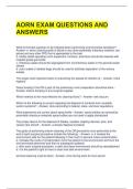 AORN EXAM QUESTIONS AND ANSWERS 