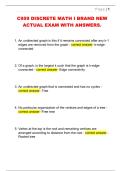 C959 DISCRETE MATH I BRAND NEW  ACTUAL EXAM WITH ANSWERS 20252026
