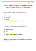CH 11 HAIR REMOVAL EXAM 2025 BRAND  NEW ACTUAL EXAM WITH ANSWERS&period;