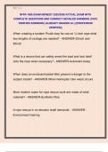 NFPA 1006 EXAM NEWEST 2025&sol;2026 ACTUAL EXAM WITH  COMPLETE QUESTIONS AND CORRECT DETAILED ANSWERS &lpar;100&percnt;  VERIFIED ANSWERS&rpar; &vert;ALREADY GRADED A&plus;&vert; &vert;&vert;PROFESSOR  VERIFIED&vert;&vert; 