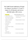 WGU D685 Practical Applications of Prompt &vert; OA &vert; Objective Assessments V1&comma; V2 and V3 &vert; Explore New 252 Questions and Answers &vert; 2025&sol;2026 Update &vert; 100&percnt; Correct&period;