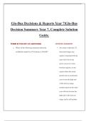 Glo-Bus Decisions & Reports Year 7&vert;Glo-Bus Decision Summary Year 7&comma; Complete Solution Guide&period;