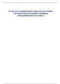 ATI RN VATI COMPREHENSIVE PREDICTOR 2019 FORM C  180 QUESTIONS AND CORRECT ANSWERS&vert;A  GRADE&lpar;DOWNLOAD TO SCORE A&rpar; 