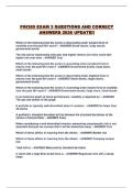 FIN380 EXAM 3 QUESTIONS AND CORRECT ANSWERS 2026 UPDATE&excl;&excl;