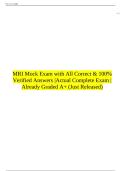 MRI Mock Exam with All Correct & 100&percnt; Verified Answers &vert;Actual Complete Exam &vert;Already Graded A&plus; &lpar;Just Released&rpar;
