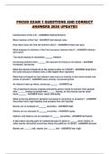 FIN380 EXAM 1 QUESTIONS AND CORRECT ANSWERS 2026 UPDATE&excl;&excl;