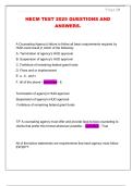 HECM TEST 20252026 QUESTIONS AND  ANSWERS&period;