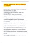 illinois  real estate Leasing Exam latest update 2025&sol;2026  GRADED A&plus;