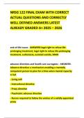 NRSG 122 FINAL EXAM WITH CORRECT ACTUAL QUESTIONS AND CORRECTLY WELL DEFINED ANSWERS LATEST ALREADY GRADED A&plus; 2025 &ndash; 2026