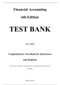 Test Bank &mdash; Financial Accounting&comma; 6th Edition &mdash; Jay S&period; Rich&comma; Jeff Jones & Linda A&period; Myers &mdash; ISBN 9780357984949 &mdash; Latest Update 2025&sol;2026 &mdash; &lpar;All Chapters Covered&rpar;