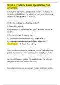 NAVLE Practice Exam Questions And Answers&period;docx