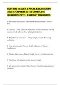 ECPI BIO 116 A&P 2 FINAL EXAM SCRIPT 2026 CHAPTERS 20-22 COMPLETE QUESTIONS WITH CORRECT SOLUTIONS