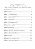 Solutions Manual for Basic Technical Mathematics and Basic Technical Mathematics with Calculus&comma; 12th Edition by Allyn Washington&comma; Richard Evans&comma; All Chapters 1-31