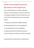 EMS JBL Final Exam 2025&sol;2026  Newest Exams  With Questions And 100&percnt; Detailed Answers 